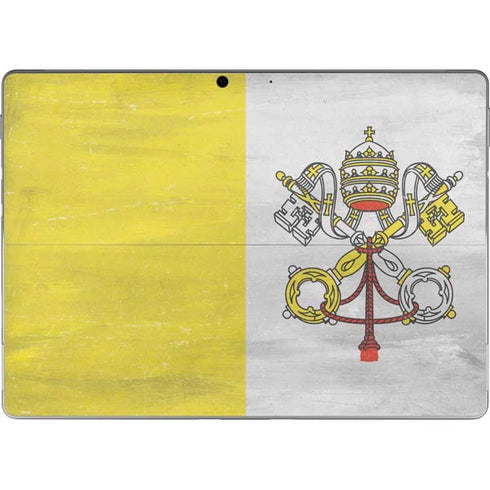Vatican City Flag Distressed Surface Pro 9 Skin